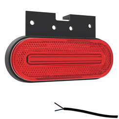 LED marker light red | 12-24v | 50cm. cable