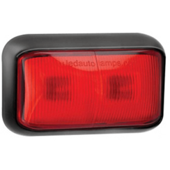 LED marker light red | 12-24v | 40cm. cable