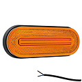 Fristom LED markeringslicht amber  | 12-24v | 50cm. kabel