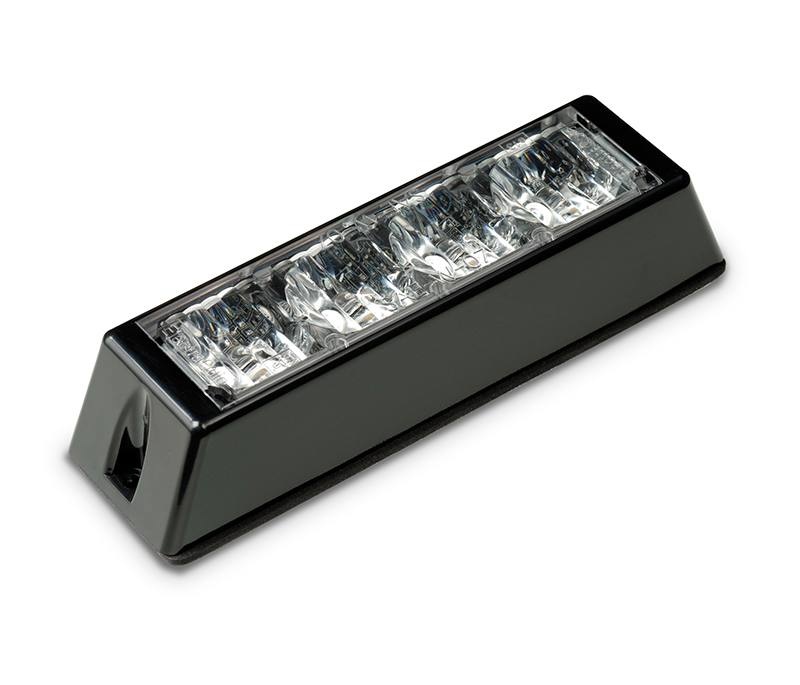 ElectraQuip Ultra-flache Slimline LED-Blitzer, 4 LEDs blau, 10-30V