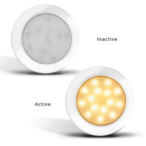 LED Autolamps  Ultraplatte LED interieurverlichting wit  12v warm wit