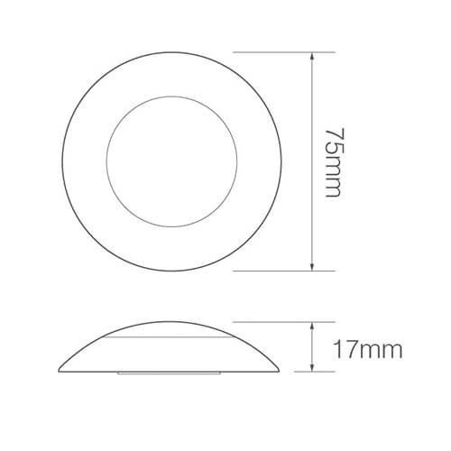 LED Autolamps  LED interieurverlichting wit  12v. Rood licht