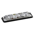 ElectraQuip  Ultra platte Slimline LED Flitser 4 LED's Wit | 10-30v |