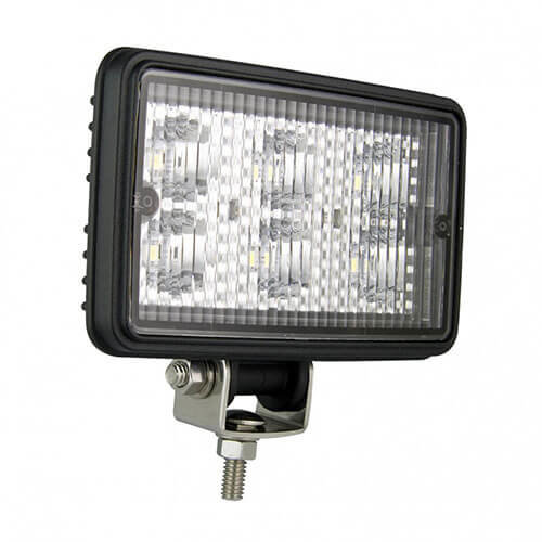 LED Autolamps  LED LA Werklamp | 6 watt | 720 lumen | 12-24v | Floodbeam Zwart