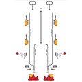 Fristom Kabelbaum 5-PIN | 7,0m lang und 5,5m DC-Kabel und 7-polig