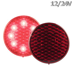 LED Brake / rear light | 12-24v | colored lens 30cm. cable