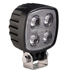 LA LED Arbeitsscheinwerfer | 12 Watt | 1000 Lumen | 10-80v | Flood Beam Black