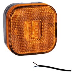 LED marker light amber | 12-24v | 50cm. cable