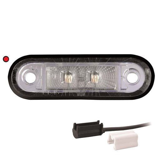 Fristom LED markeringslicht rood  | 12-24v | 1,5mm² connector