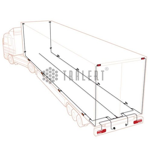 LED Autolamps  6,100cm. hoofdkabel met T-stuk & 5 pins connector