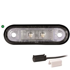 LED-Dekoration Licht | grün | 12-24V | 1,5mm² Stecker