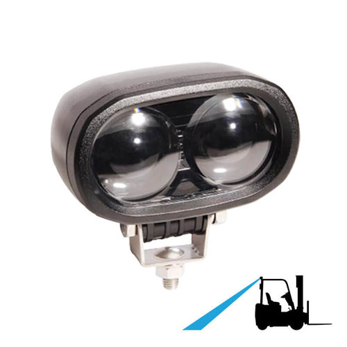 LED Autolamps  LED Blue Spot veiligheidslamp |6 watt | 10-80v