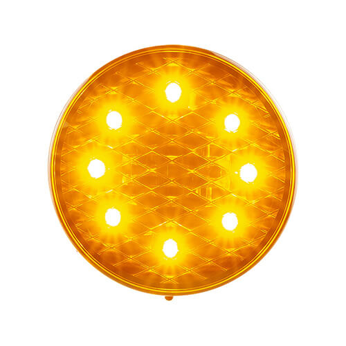 LED-Blinker 12v farbige Linse 30cm Kabel - TRALERT