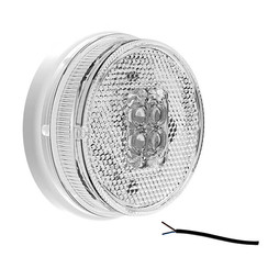 LED marker light white | 12-24v | 50cm. cable