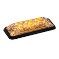 Ultra platte Slimline LED Flitser 3 LED's Amber | 10-30v |