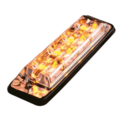 LED Autolamps  R65 Ultra platte Slimline LED Flitser 4 LED's Amber | 10-30v |