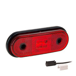 LED marker light red | 12-24v | 1,5mm² connector