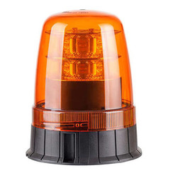 Warning beacon  LED R65 Amber 3-bolt mounting base | 12-24v |