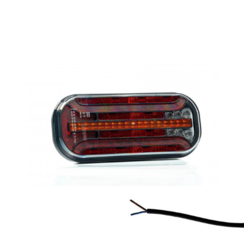 LED achterlicht met dynamisch knipperlicht  | 12-24v |