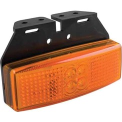 LED markeringslicht amber | 12-24v | 20cm. kabel