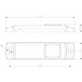 Fristom LED markeerverlichting wit  | 12-24v | 0,75mm² connector