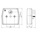 Fristom Kompakte LED-Nebel | 12v | 5 PINs Bajonett