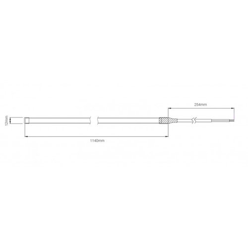 LED Autolamps  LED Interieurverlichting flexibele strip 114cm. 12V koud wit