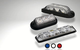 MelTruck® LED Warning Bar Rotating Beam Warning Light 80 LED 280 x 165 x 57  Rotating Beam 12 V 24 V E9 : : Automotive