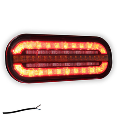 Compact LED rear light with dynamic flashing | 12-24v |