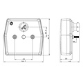 Fristom LED Compact achterlicht  12v  5 PIN's bajonet aansluiting