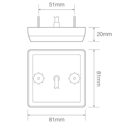 LED Autolamps  LED compact achterlicht  12v 30cm. kabel