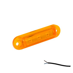 LED markeringslicht amber  12v