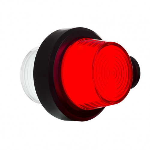 TRALERT® LED Zweedse breedtelamp, korte steel & matte lens,  | 12-24v |
