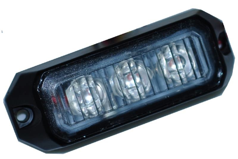 LED Frontblitzer dual color gelb/blau 12-24V, ECE R65 und R10