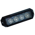 TRALERT® LED Flitser 4 LED uitvoering Amber  | 12-24v |