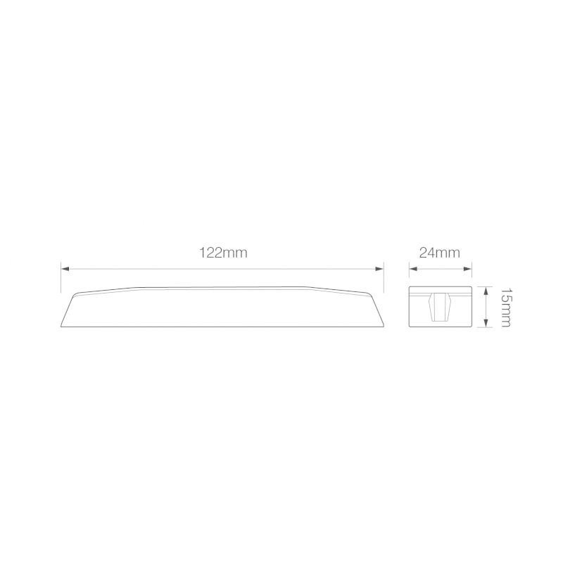 LED Autolamps R65 Slimline LED-Blitz 6 LEDs Gelb, 10-30V