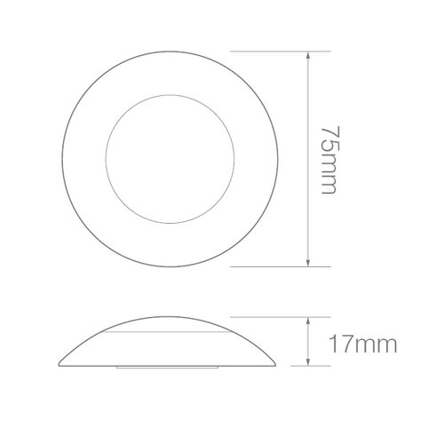 LED Autolamps  LED interieurverlichting chroom  12v. koud wit licht