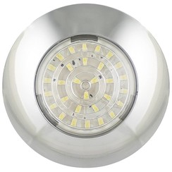 LED interieurverlichting chroom 24v. koud wit licht