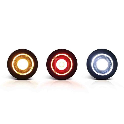 Fristom LED Compact inbouw markeerlicht amber 12/24v