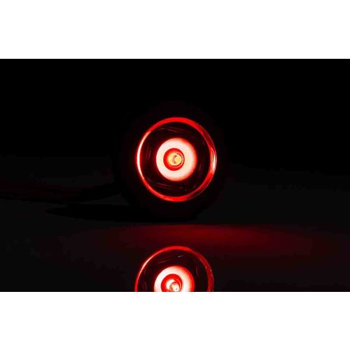 Fristom LED Compact inbouw markeerlicht rood 12/24v