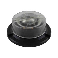 LED R65 low base zwaailamp amber 3-bouts montage 12/24v