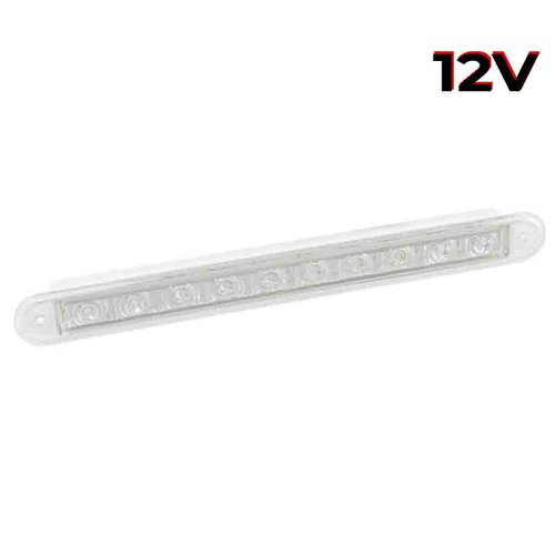 LED Autolamps  LED knipperlicht slimline  12v 40cm. kabel (Transparante lens)
