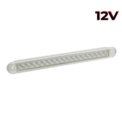 LED Autolamps  LED mistlicht slimline  12v 40cm. kabel (Transparante lens)