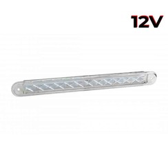 LED combinatielicht slimline  12v 40cm. kabel (Transparante lens)