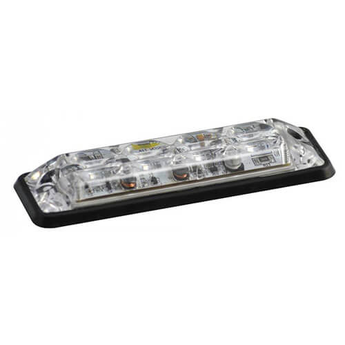 LED Autolamps R65 Ultra-flache Slimline LED-Blitz 4 LEDs Gelb, 10-30V