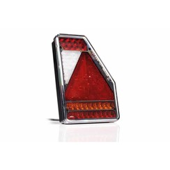 LED Taillight right triangle model 12v 6-function