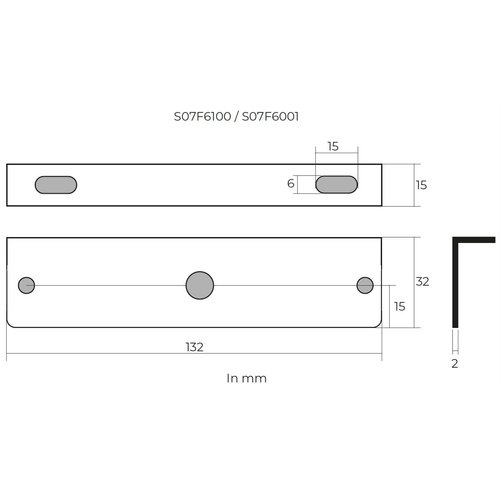 TRALERT® Montagesteun tbv S07F6001 / S07F6100