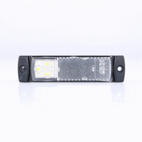 LED Autolamps  LED markeringslicht wit  | 12-24v | 50cm. kabel