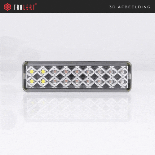LED Autolamps  LED slimline opbouw knipper/makeerlicht  | 12-24v | 0,18m. kabel