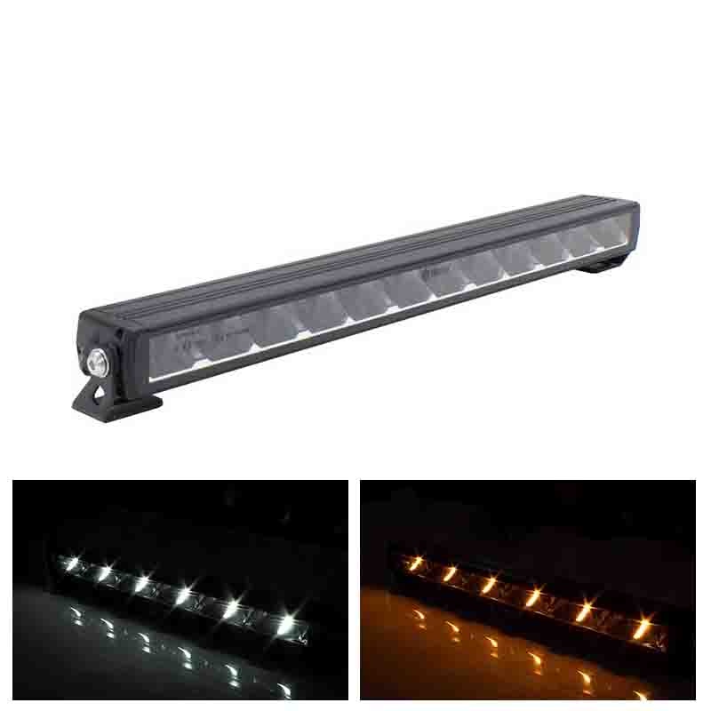 LED Lightbar amber/wit dagrijverl. 6.400lm / 9-36v / IP69K